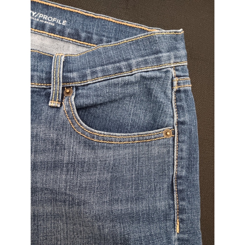 Old Navy Curvy Mid Rise Slim Leg Jeans Blue Medium Wash Women's Size 12 Reg - Picture 7 of 13